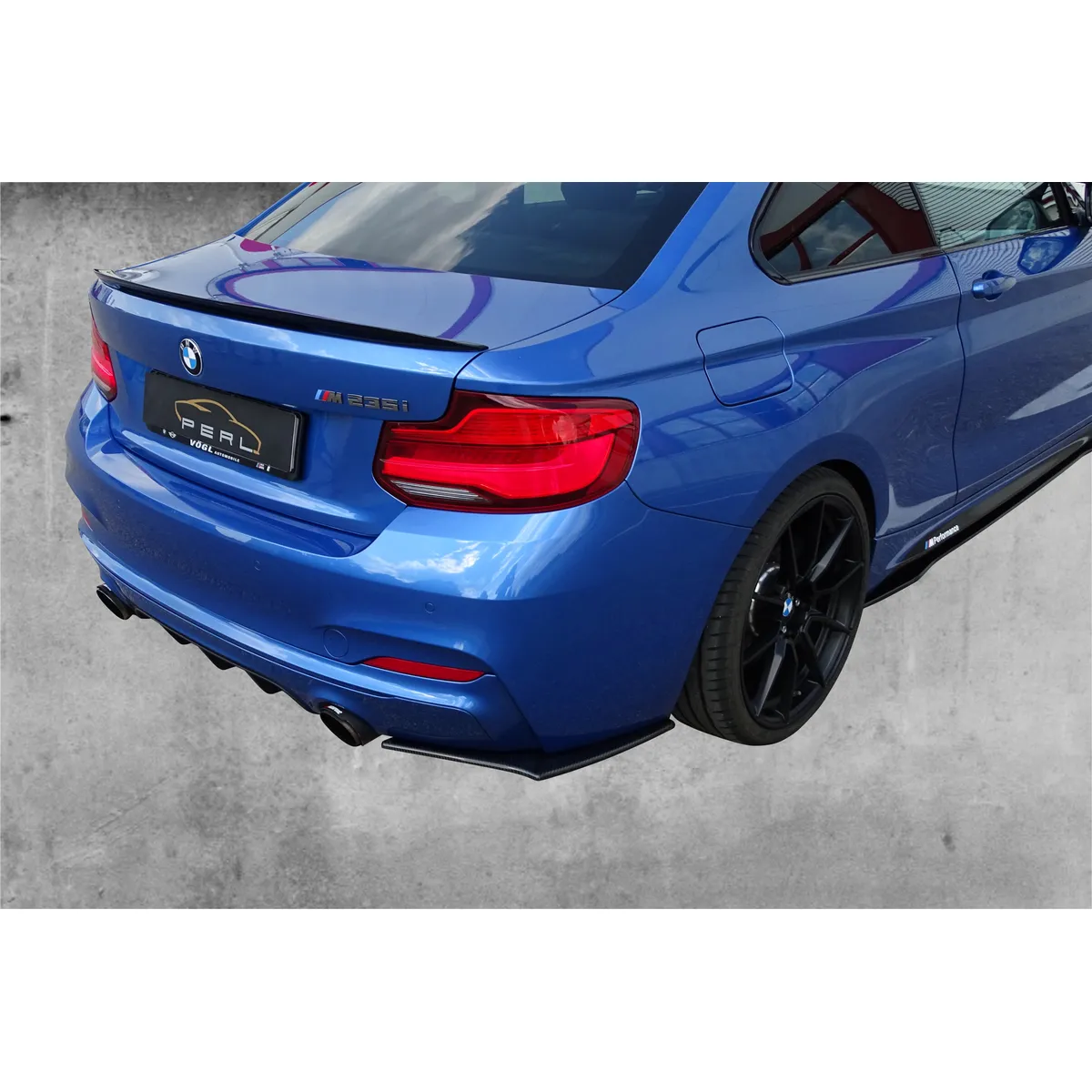 Carbonansatz Heckstoßstange passend für BMW 2er F22/23 235i / 240i (R/L)
