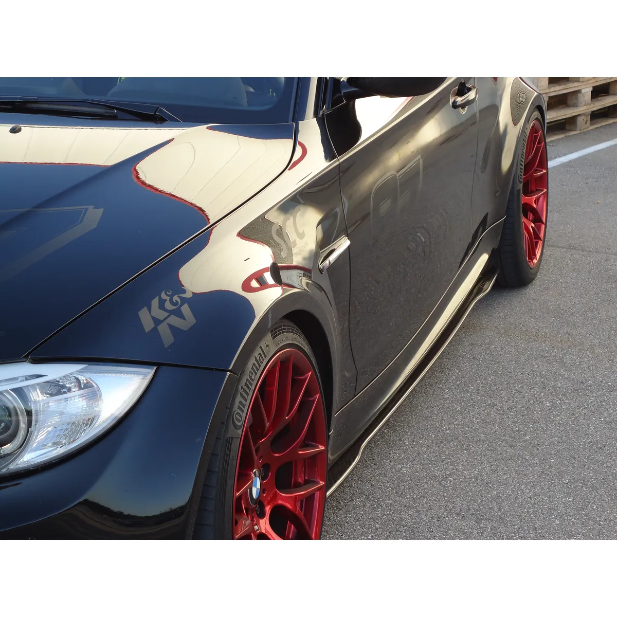 Carbon Seitenschwelleransatz (R/L) passend für BMW 1er M Coupé