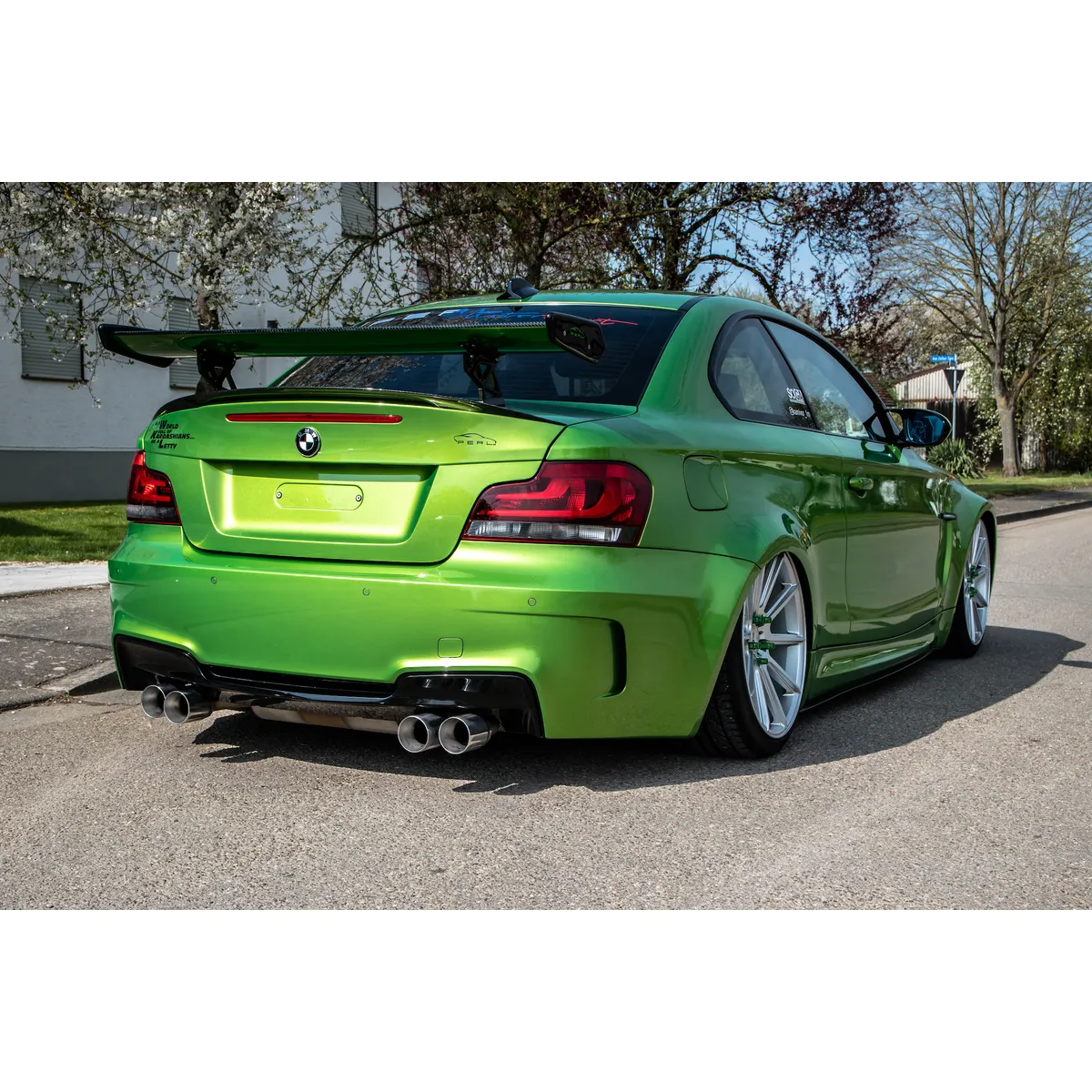 Carbon Heckflügel passend für BMW 1er M Coupé E82