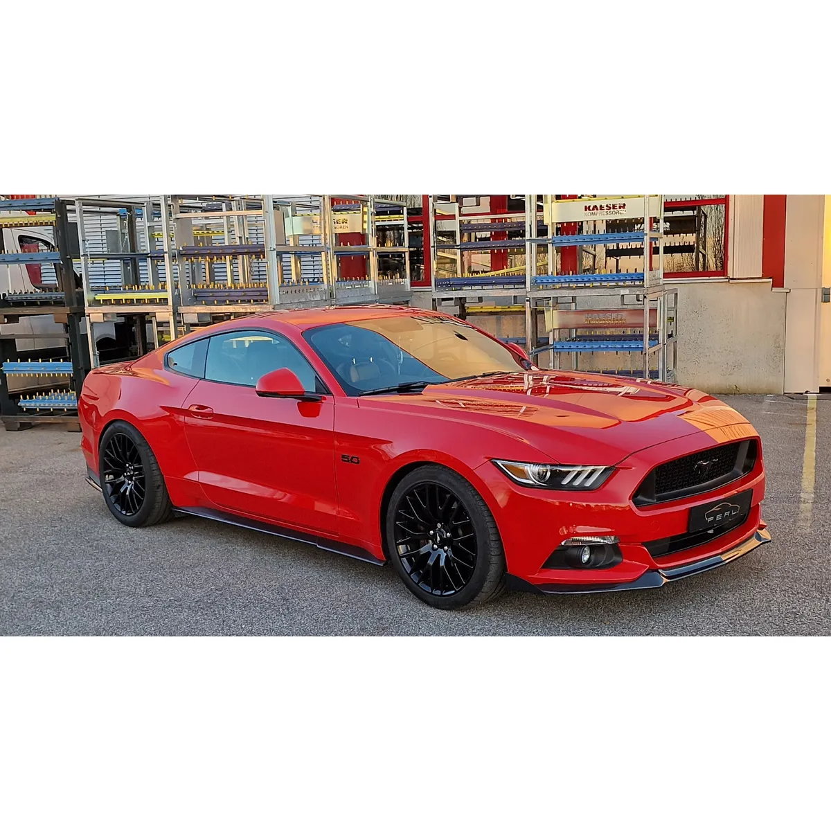 Carbon Seitenschweller-Cover (R/L) passend für Ford Mustang 6