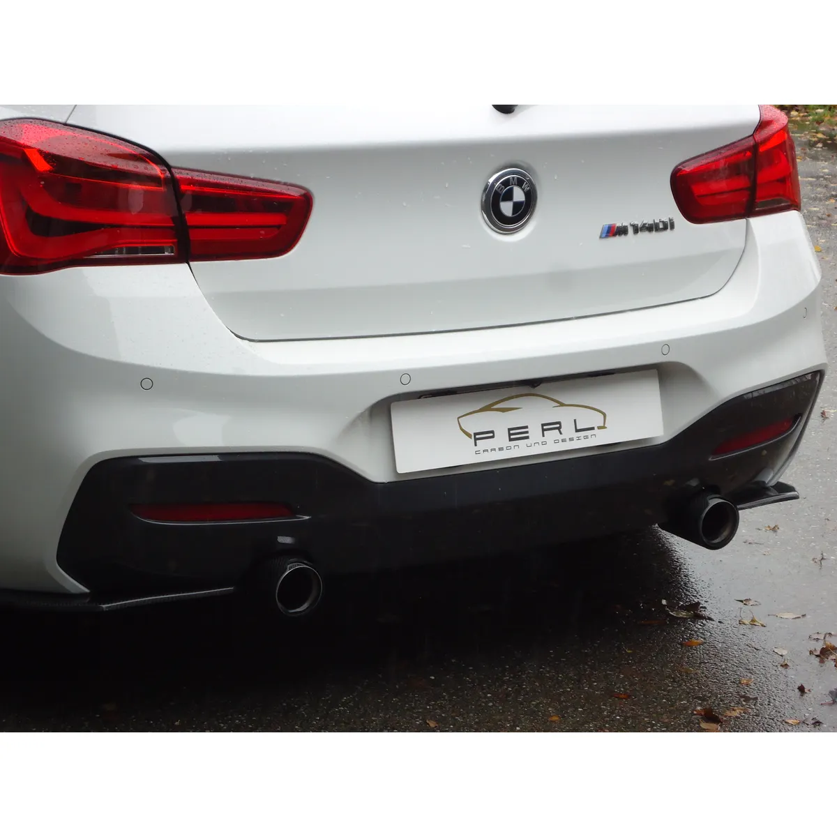 Carbonansatz Heckstoßstange passend für BMW F20/21 LCI (R/L) M135i, M140i