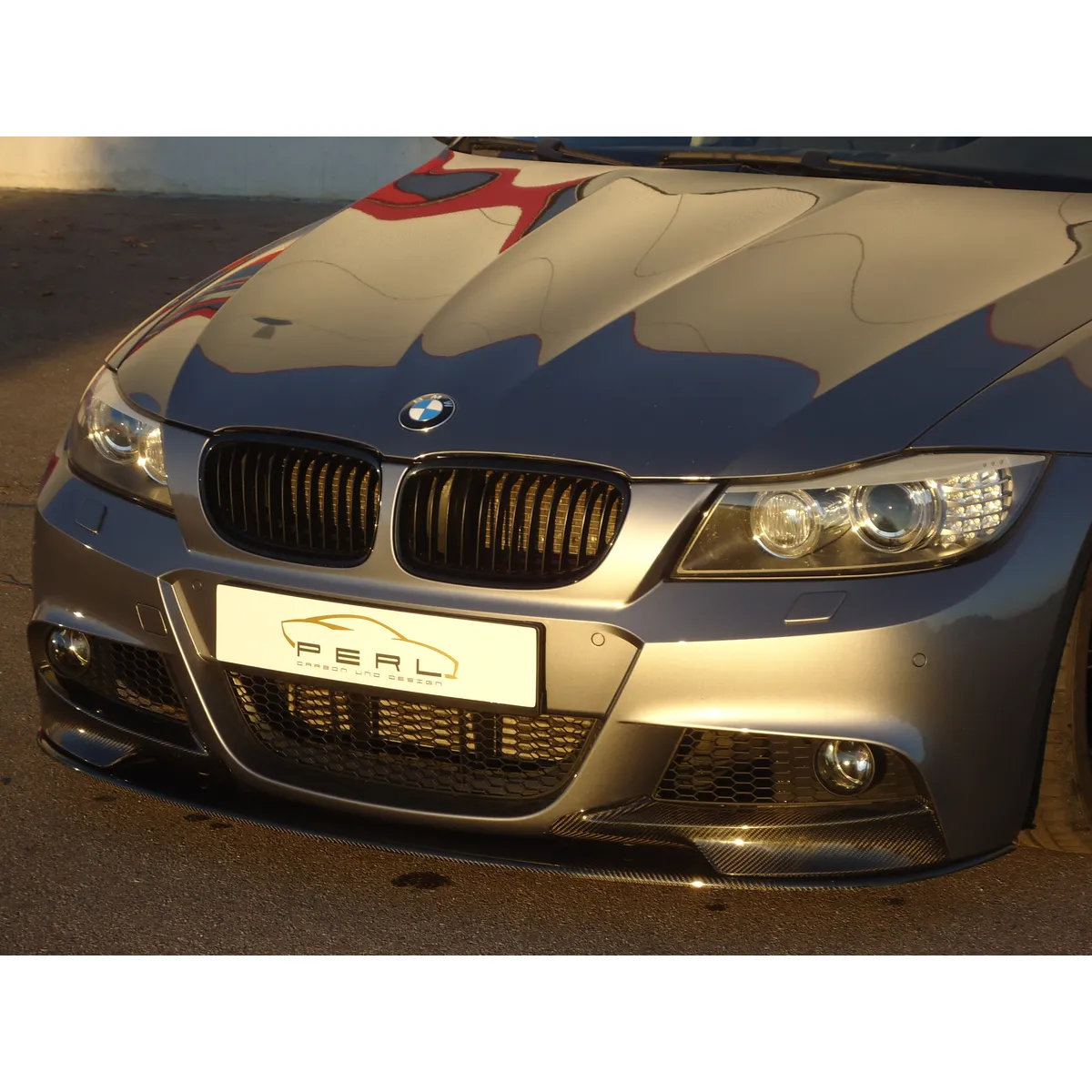 Carbon-Schwert passend für BMW 3er E90/91 LCI M-Paket mit verbauten Flaps