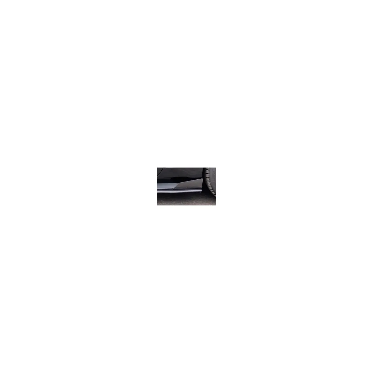 Carbon Seitenschwellerwings eckig (R/L) passend für Ford Mustang 6 Facelift