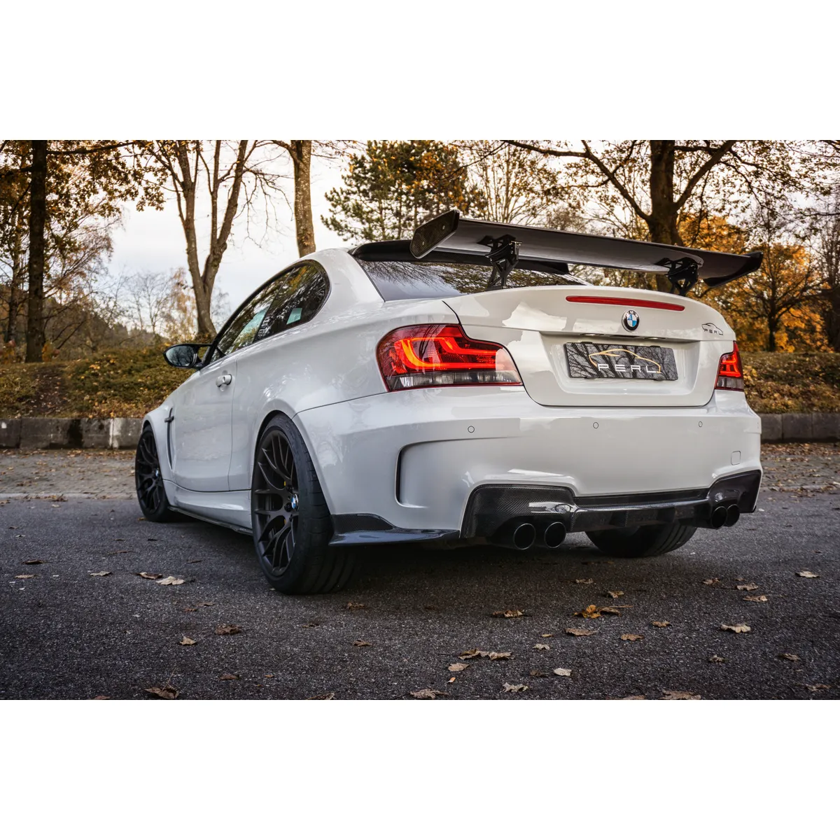 Carbon Heckflügel passend für BMW 1er M Coupé E82