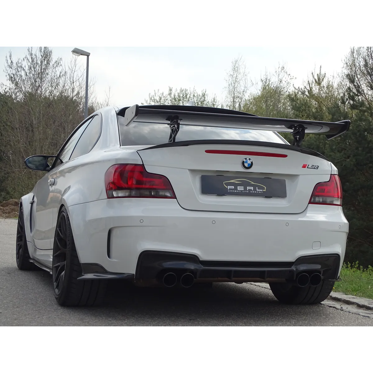Carbon Heckflügel passend für BMW 1er M Coupé E82