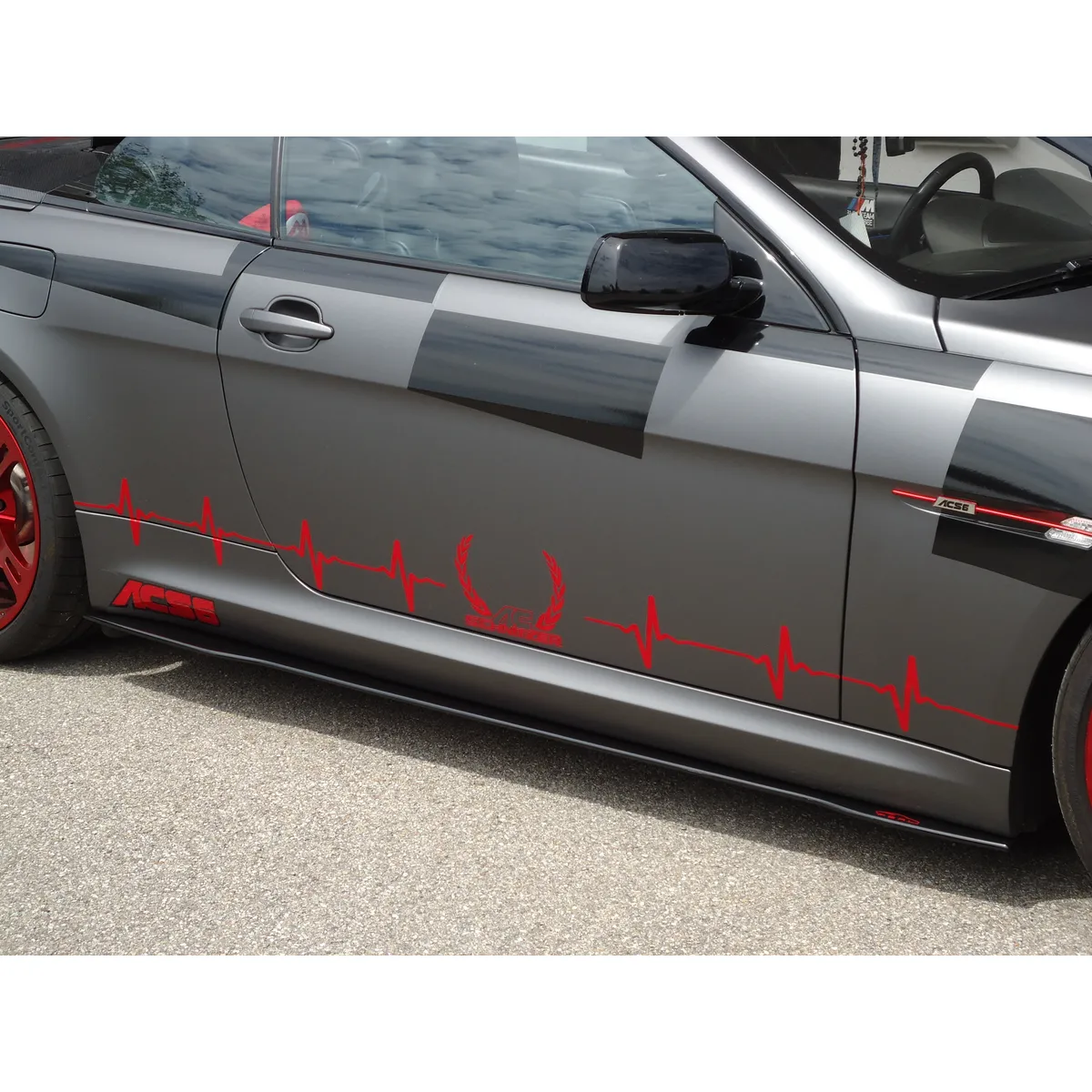 Carbon Seitenschwelleransatz passend für BMW 6er E63/64 (R/L)