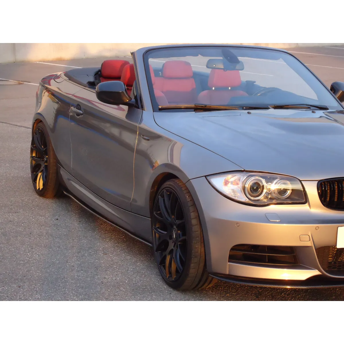 Carbon Seitenschwelleransatz (R/L) passend für BMW  E82 / 88 M-Paket