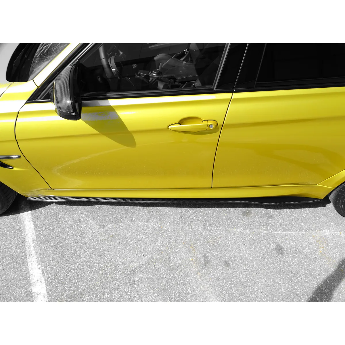 Carbon Seitenschwelleransatz passend für BMW M3 F80 (R/L)