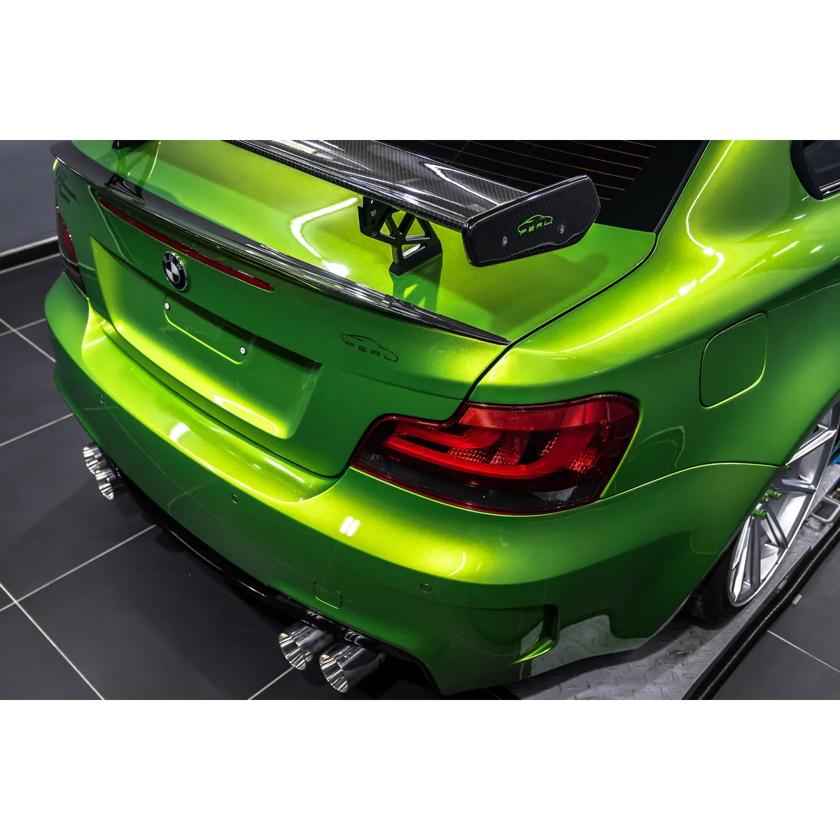 Carbon Heckflügel passend für BMW 1er M Coupé E82