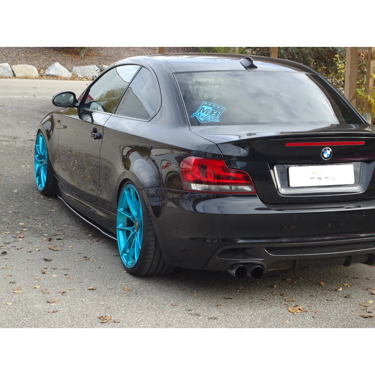 Carbon Seitenschwelleransatz (R/L) passend für BMW  E82 / 88 M-Paket
