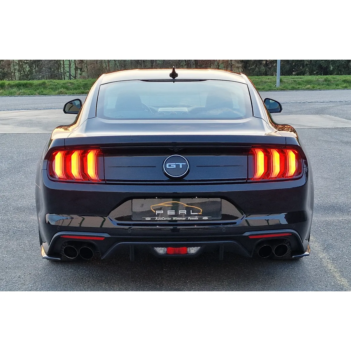 Carbonansatz Heckstoßstange passend für Ford Mustang 6 (R/L)