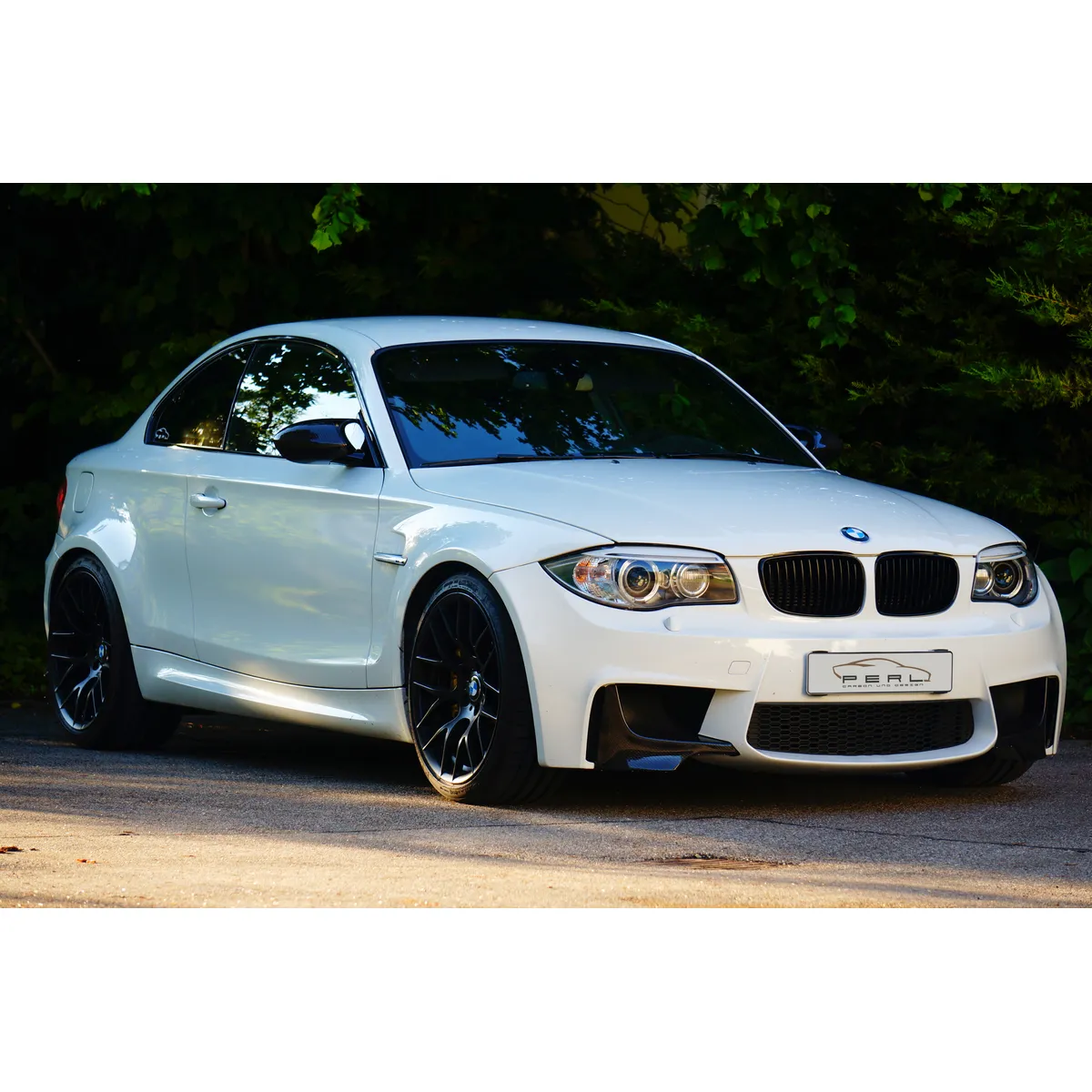 Carbonsplitter passend für BMW 1er M und Kerscher Spoilerstoßstange KM