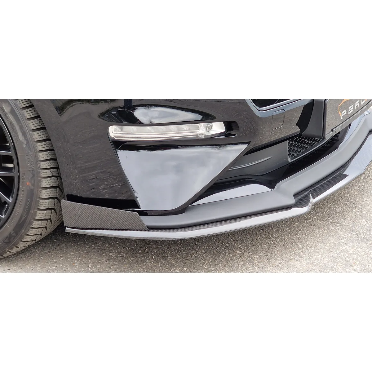 Carbon Frontwings eckig passend für Ford Mustang 6 Facelift