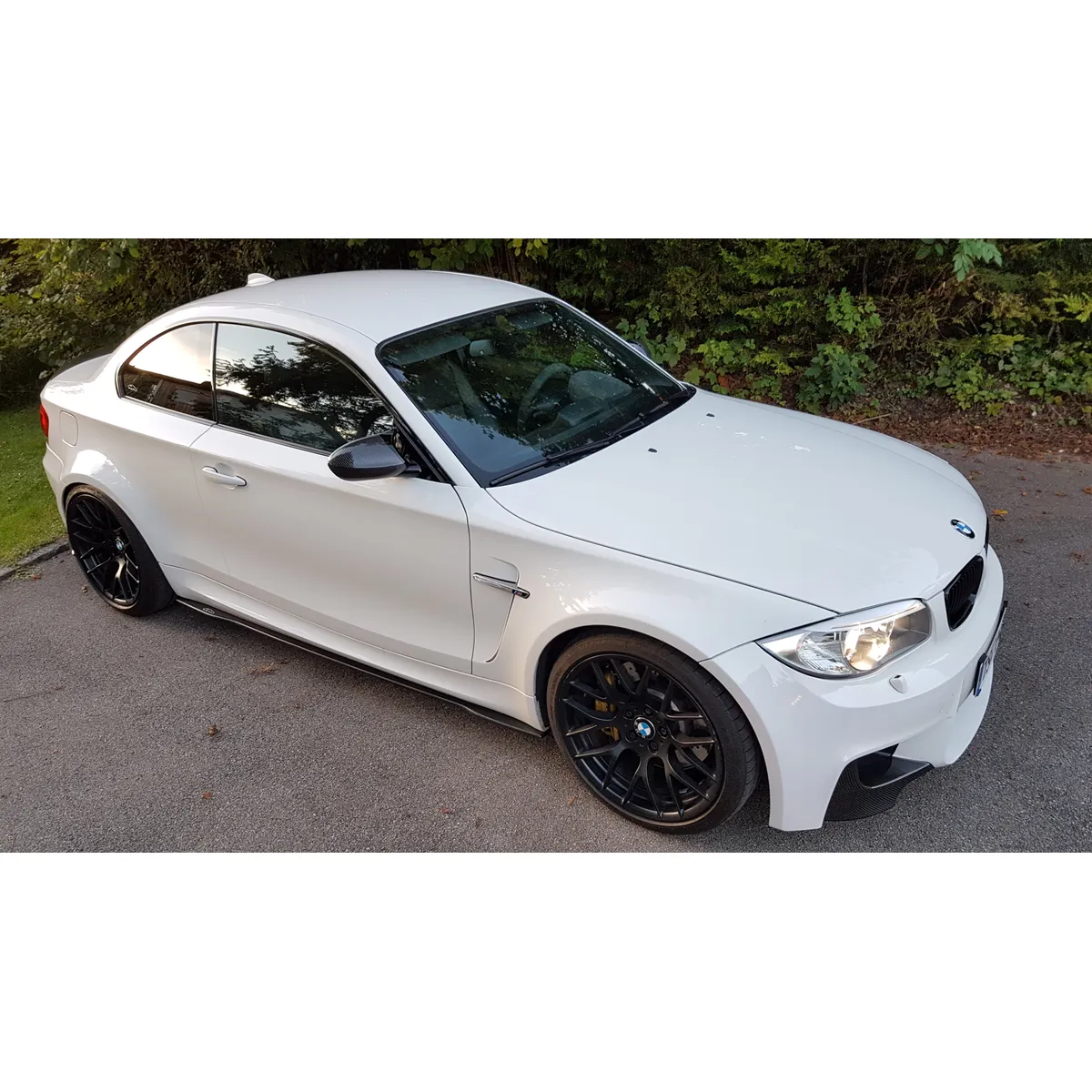 Carbon Seitenschwelleransatz (R/L) passend für BMW 1er M Coupé