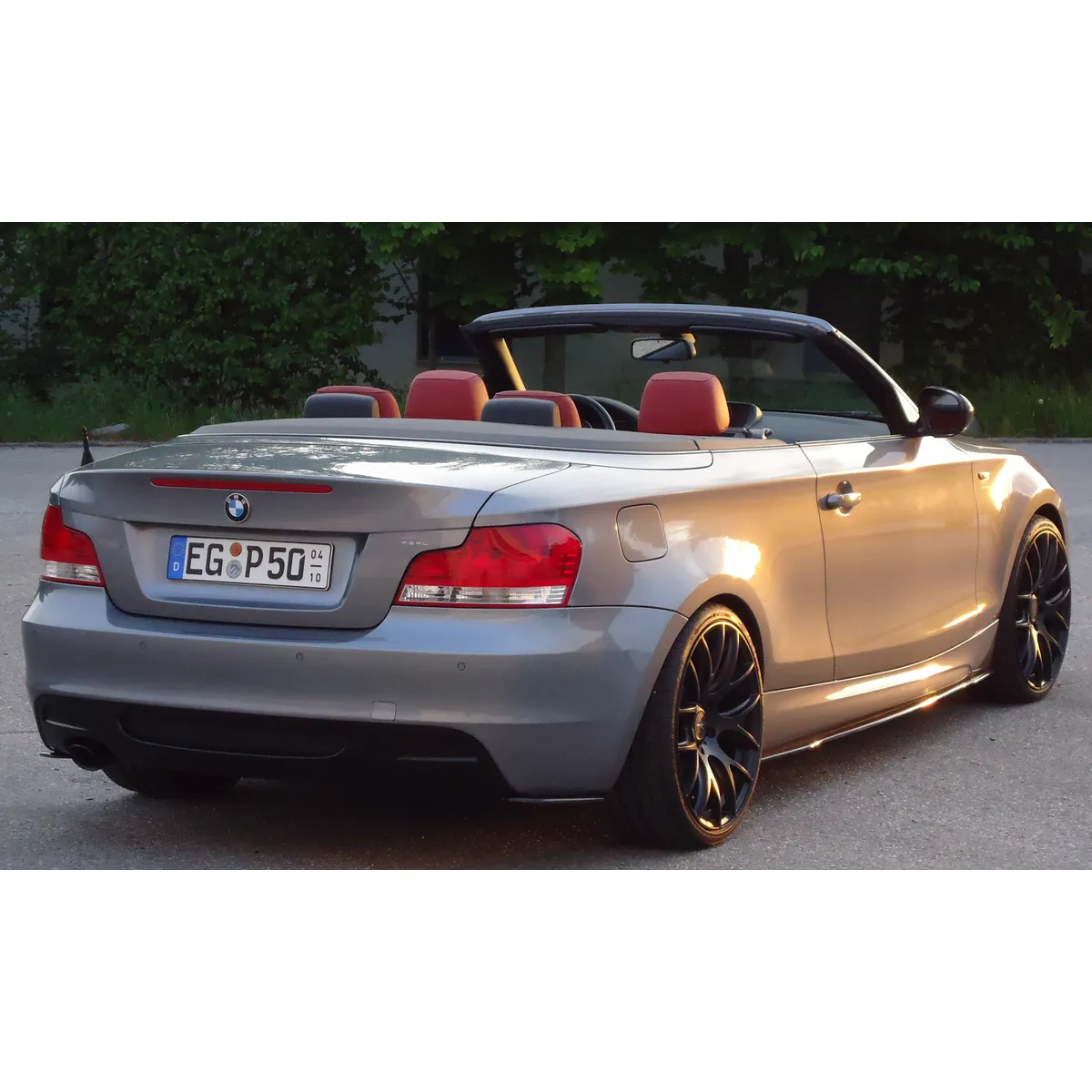 Carbonansatz Heckstoßstange passend für BMW E82/88 (R/L)
