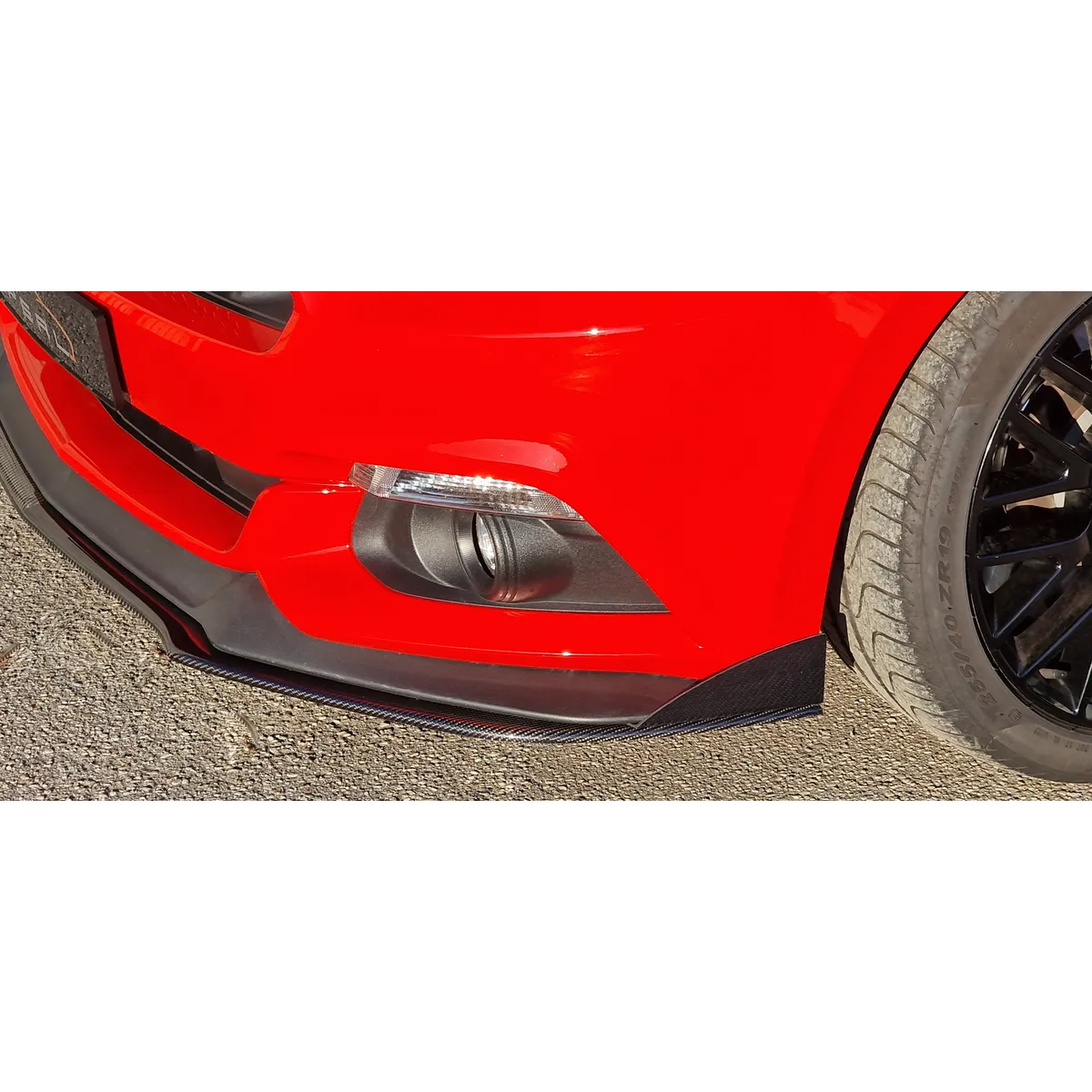 Carbon Frontwings rund passend für Ford Mustang 6