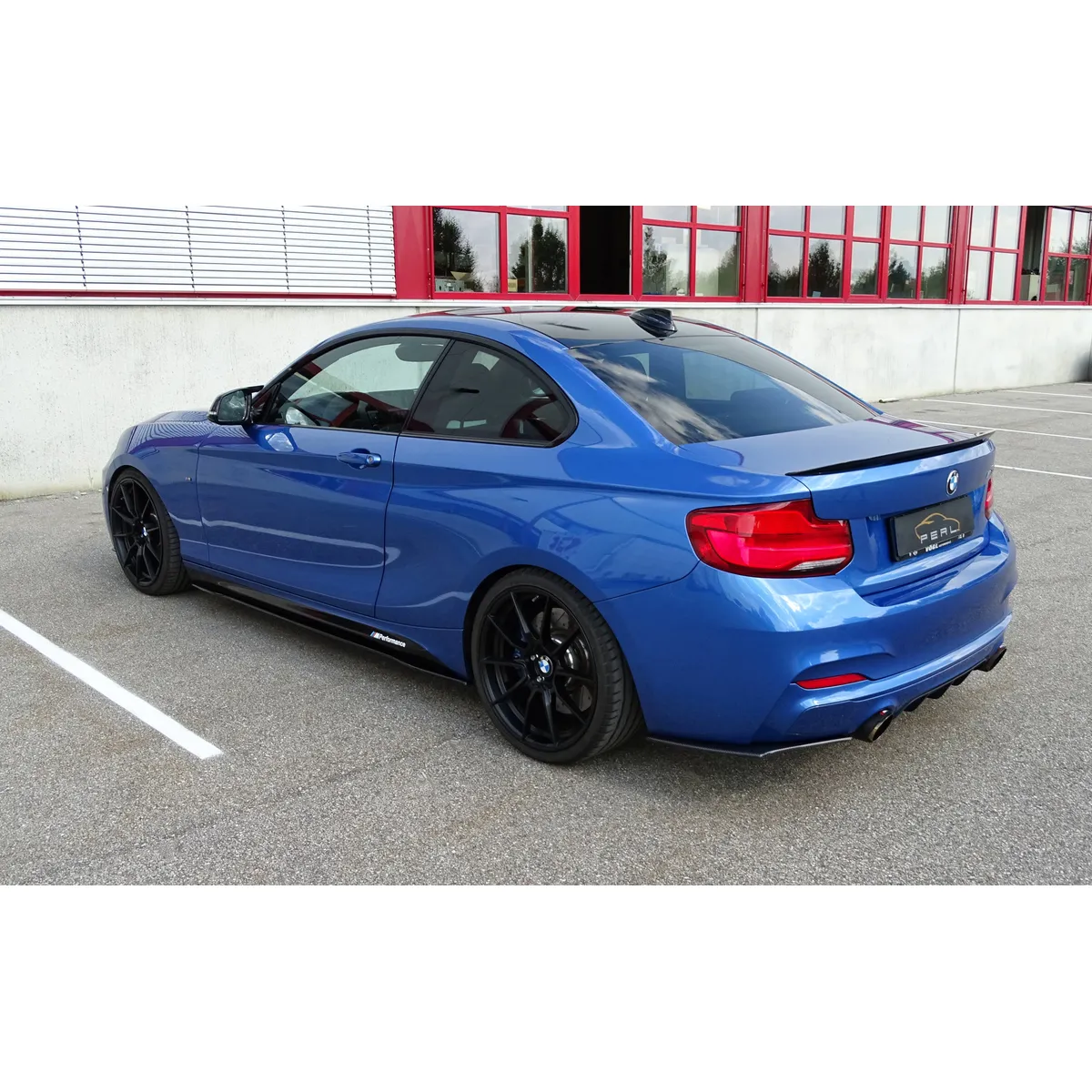 Carbonansatz Heckstoßstange passend für BMW 2er F22/23 235i / 240i (R/L)