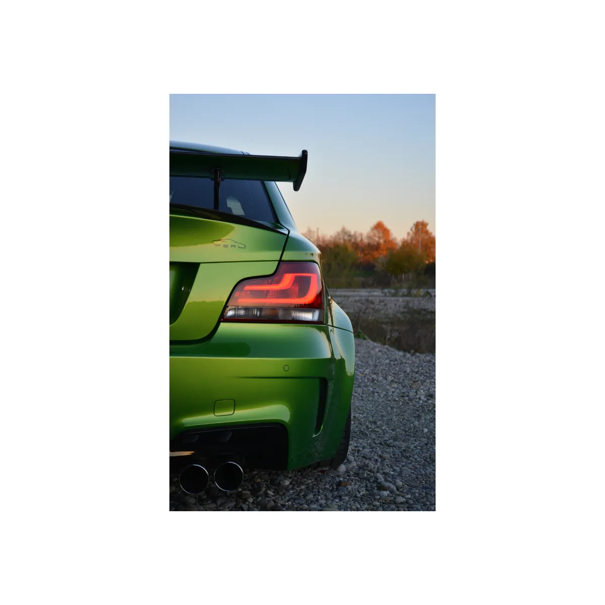 Carbon Heckflügel passend für BMW 1er M Coupé E82