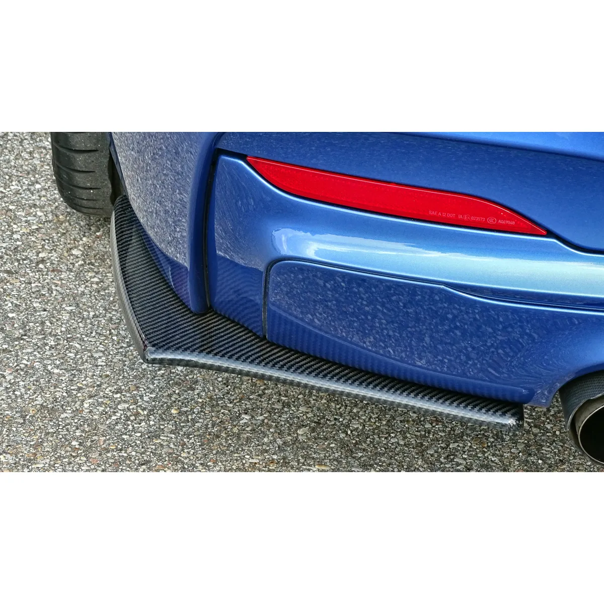Carbonansatz Heckstoßstange passend für BMW 2er F22/23 235i / 240i (R/L)