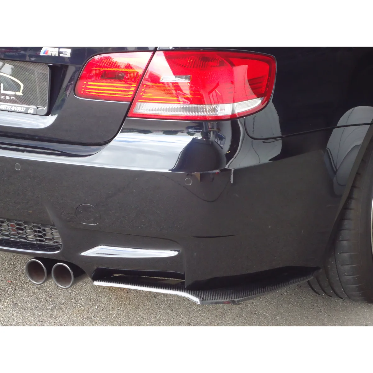 Carbonansatz Heckstoßstange passend für BMW M3 E92/93 (R/L)