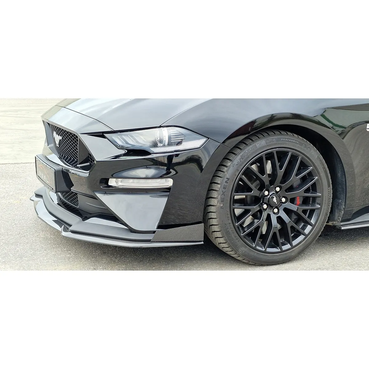 Carbon Frontwings eckig passend für Ford Mustang 6 Facelift