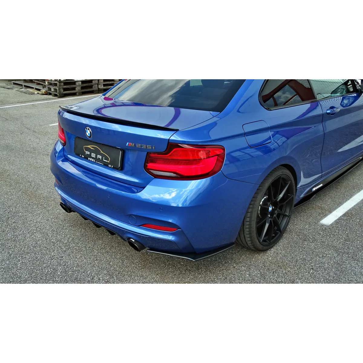 Carbonansatz Heckstoßstange passend für BMW 2er F22/23 235i / 240i (R/L)