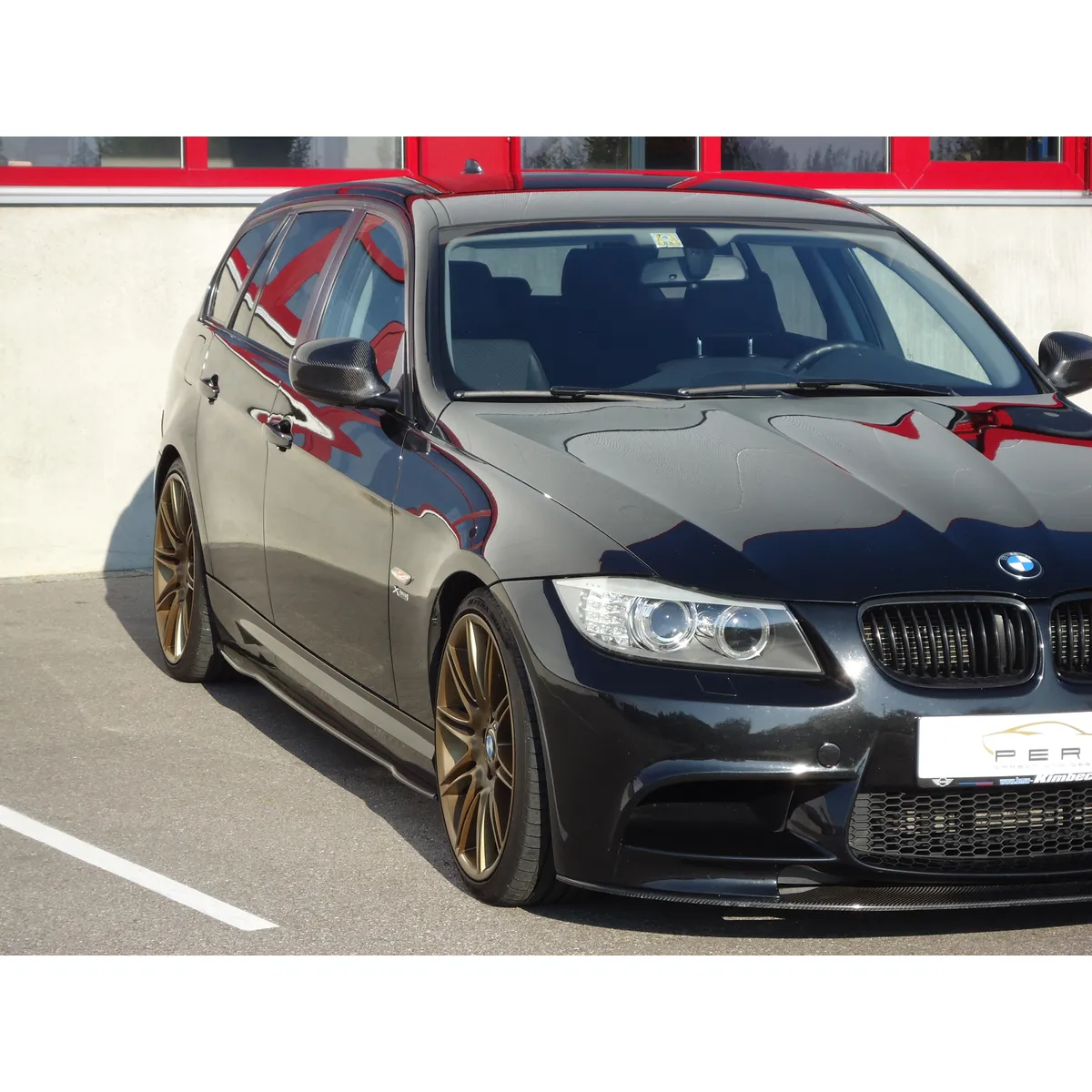 Carbon Seitenschwelleransatz (R/L) passend für BMW E90/91