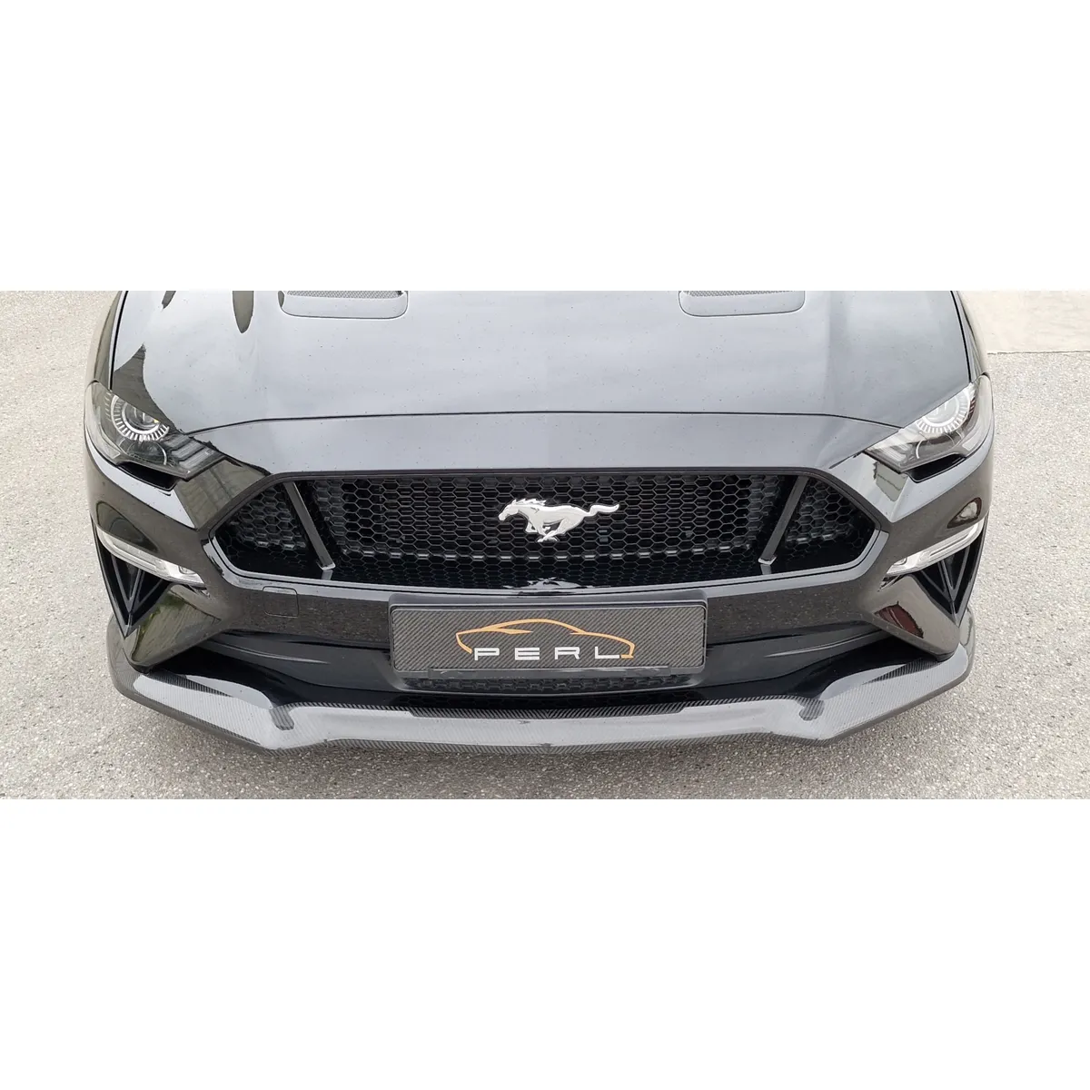 Carbon-Frontcover passend für Ford Mustang 6 LAE Facelift