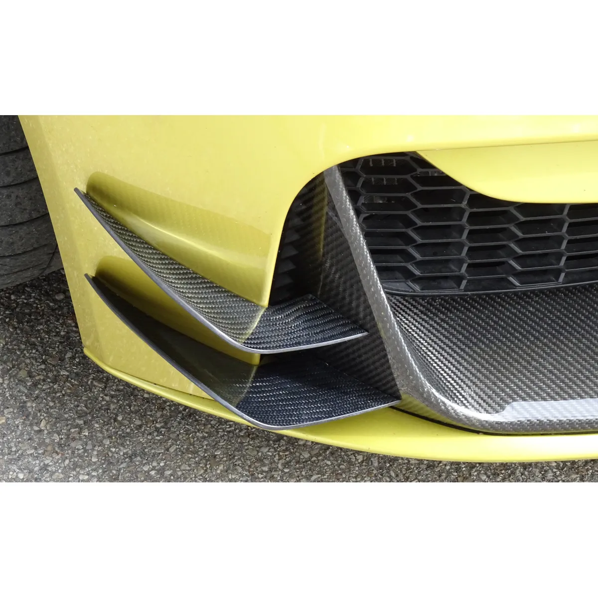 Carbon Front Wings / Canards "Race-Style" passend für BMW M3 F80, M4 F82/83