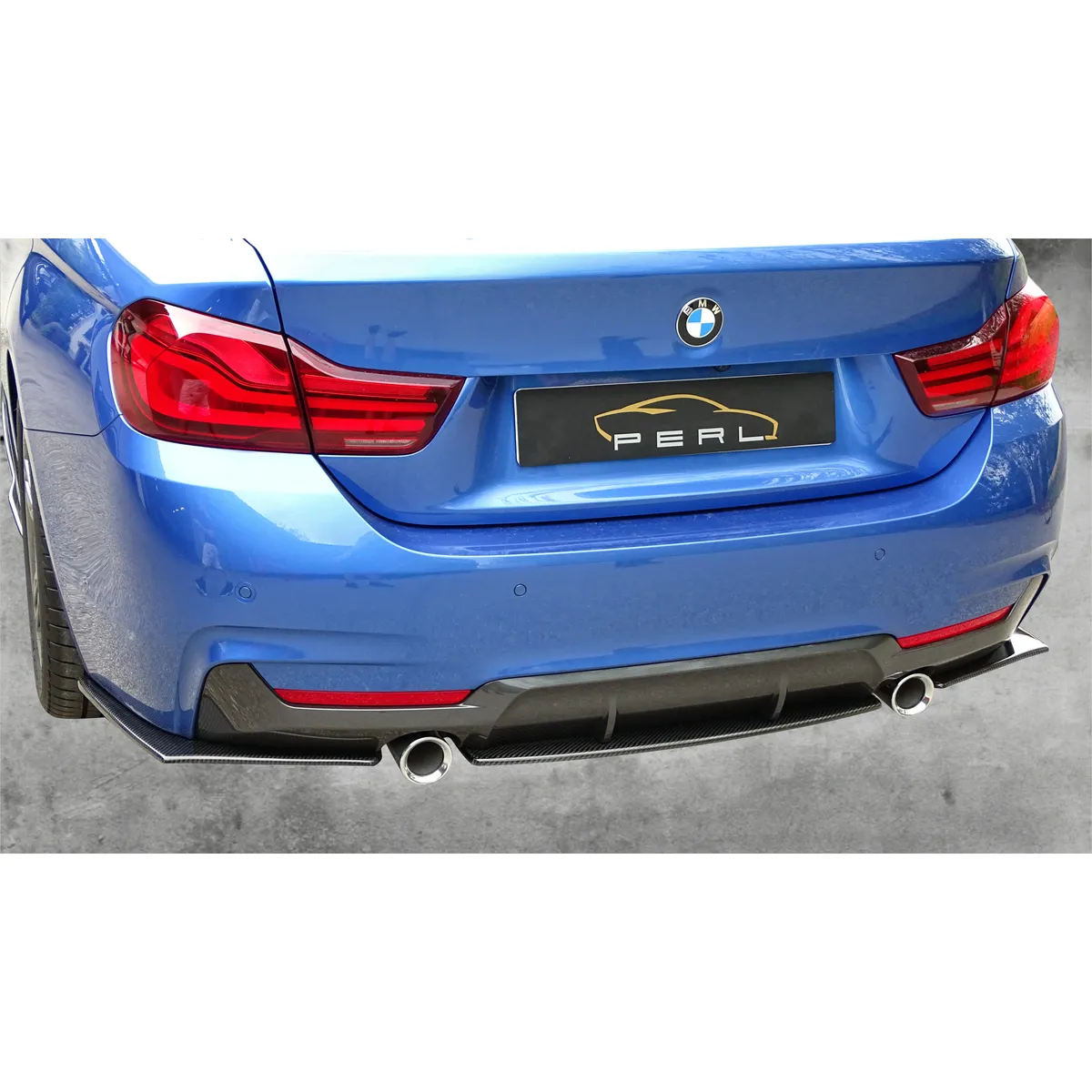 Carbonansatz Heckstoßstange passend für BMW 4er F32/33/36 435i / 440i (R/L)