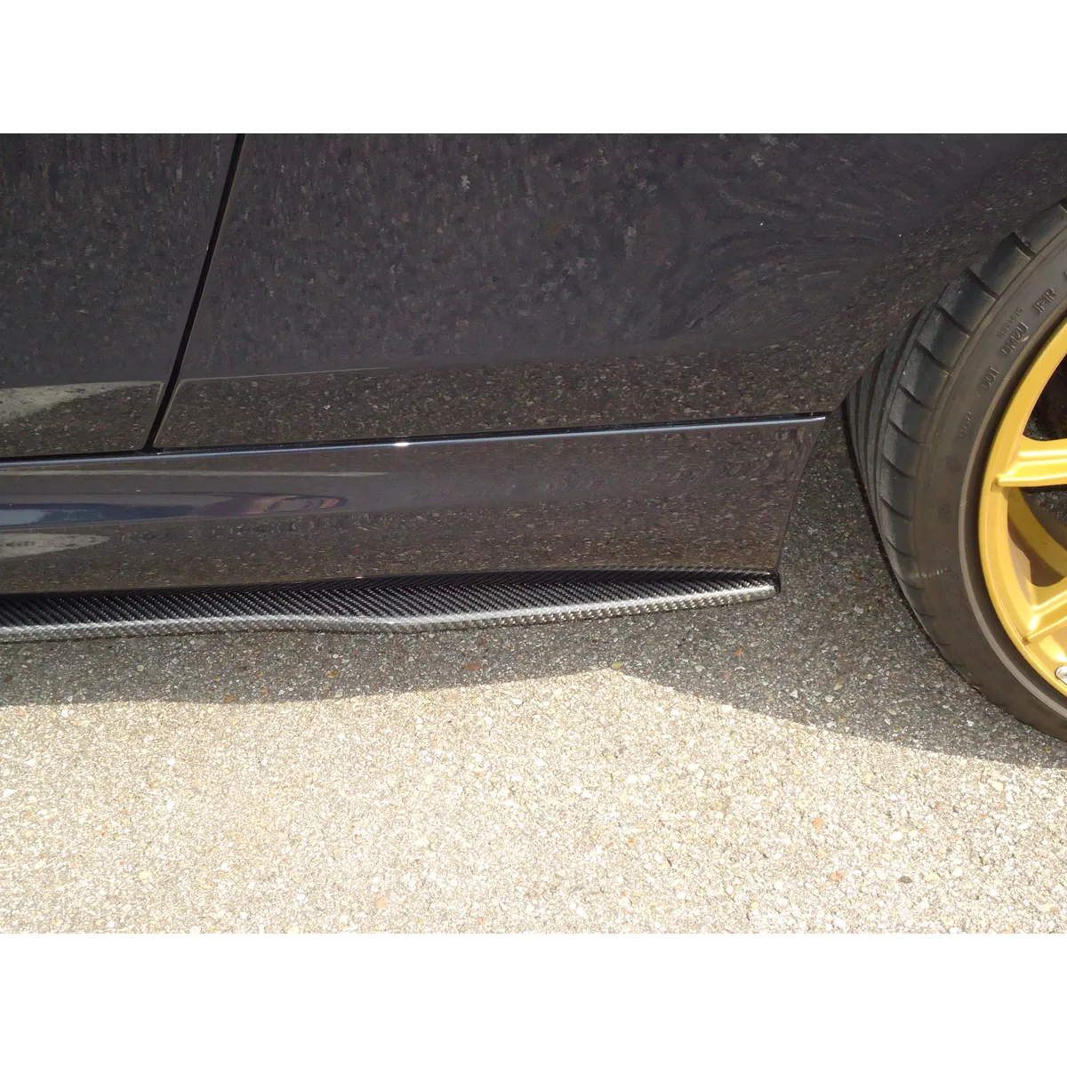 Carbon Seitenschwelleransatz (R/L) passend für BMW E81 M-Paket