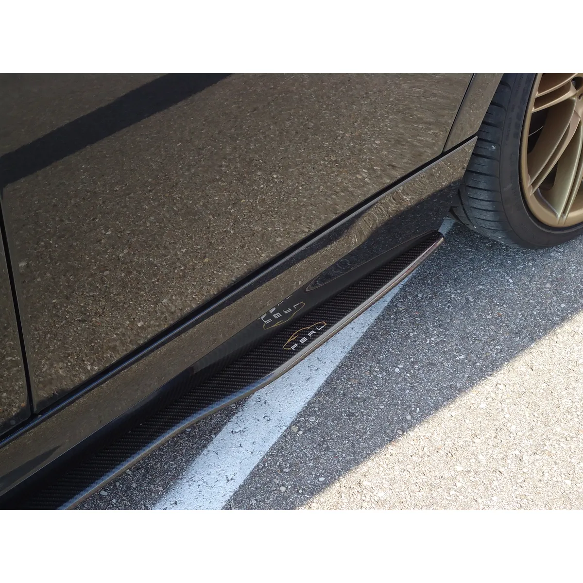 Carbon Seitenschwelleransatz (R/L) passend für BMW E90/91