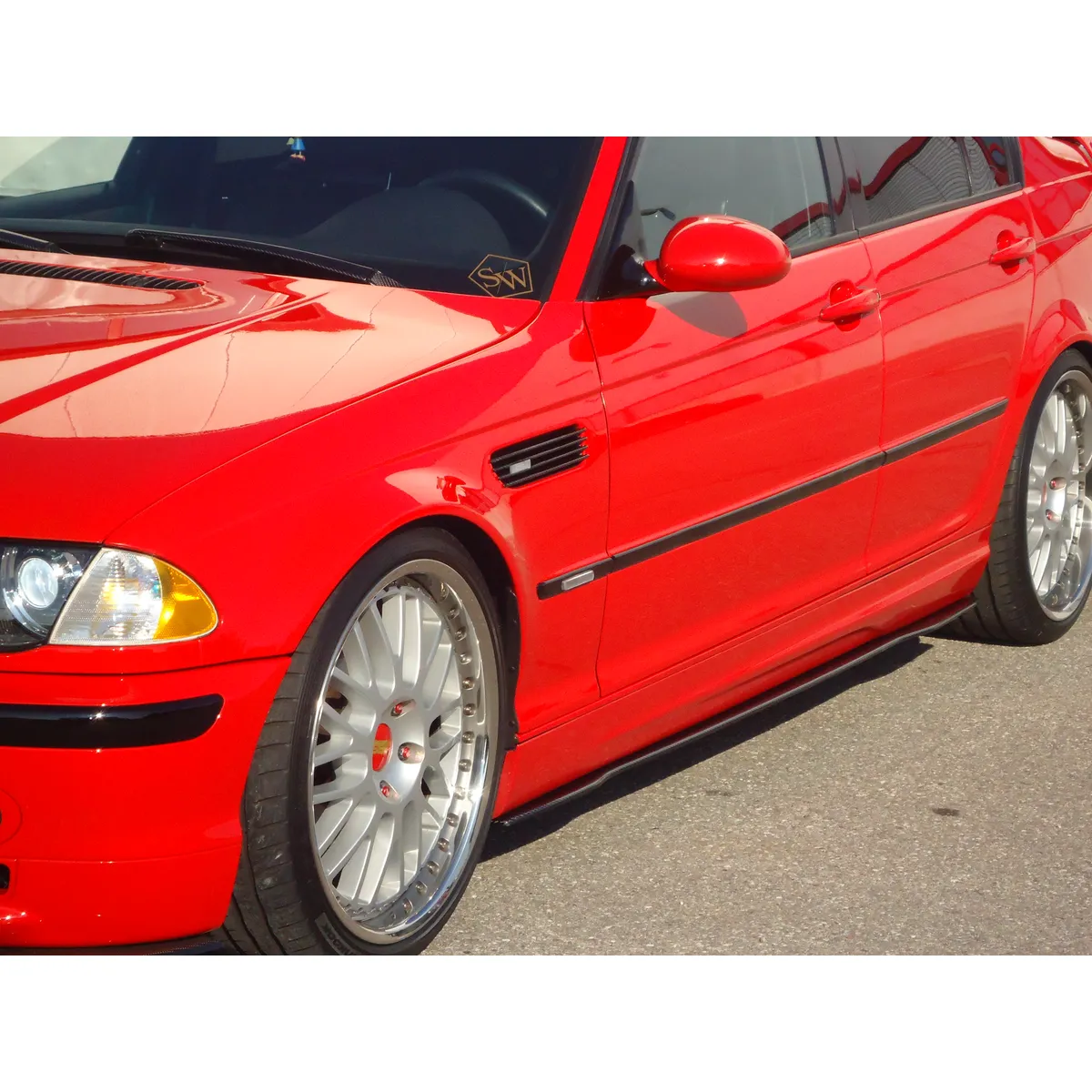 Carbon Seitenschwelleransatz passend für BMW E46 M2-Sportpaket (R/L)