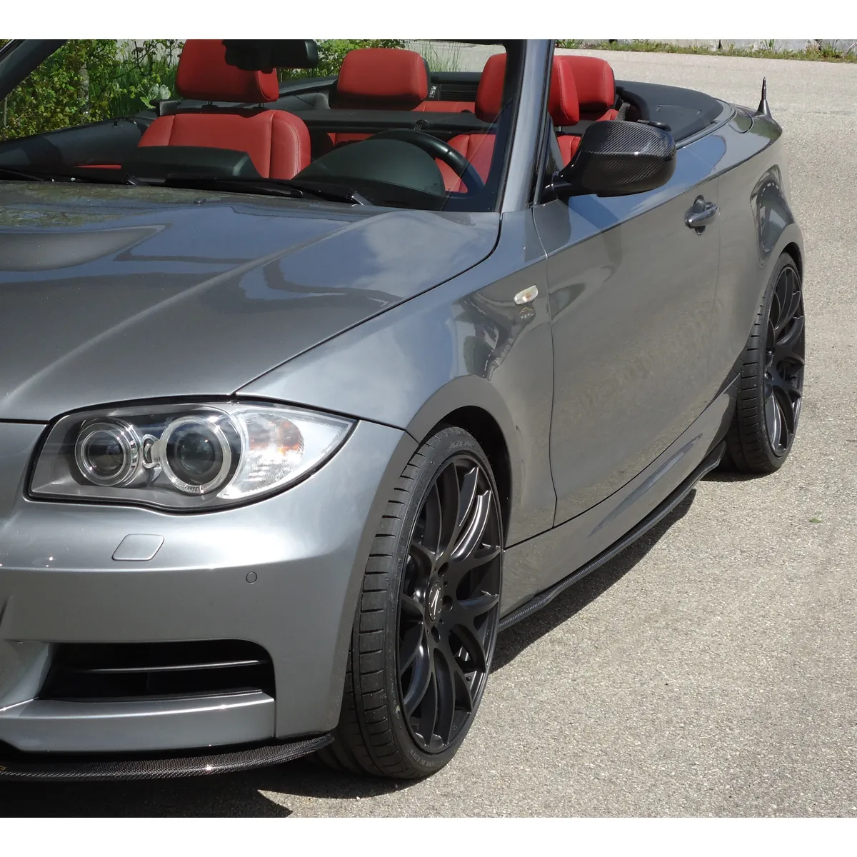 Carbon Seitenschwelleransatz (R/L) passend für BMW  E82 / 88 M-Paket