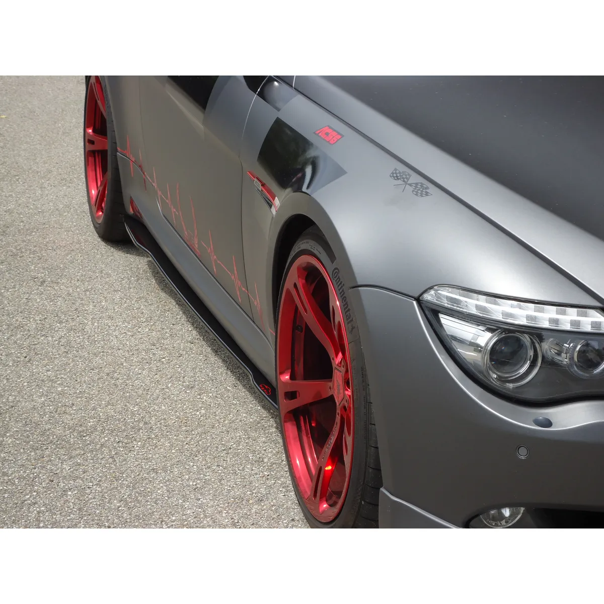 Carbon Seitenschwelleransatz passend für BMW 6er E63/64 (R/L)