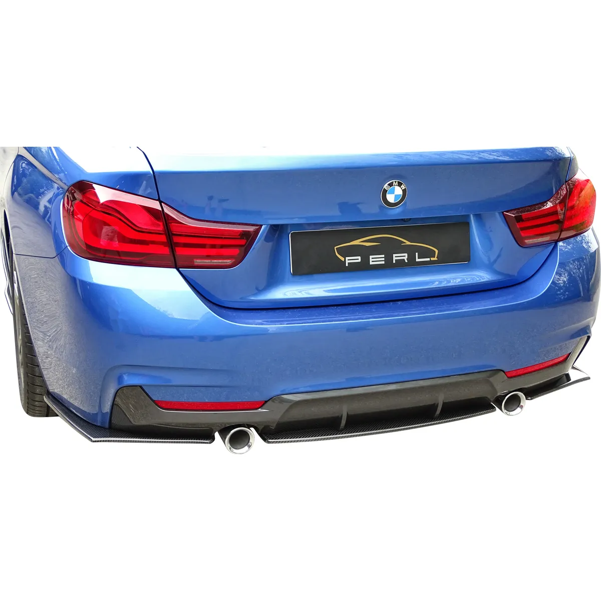 Carbonansatz Heckstoßstange passend für BMW 4er F32/33/36 435i / 440i (R/L)