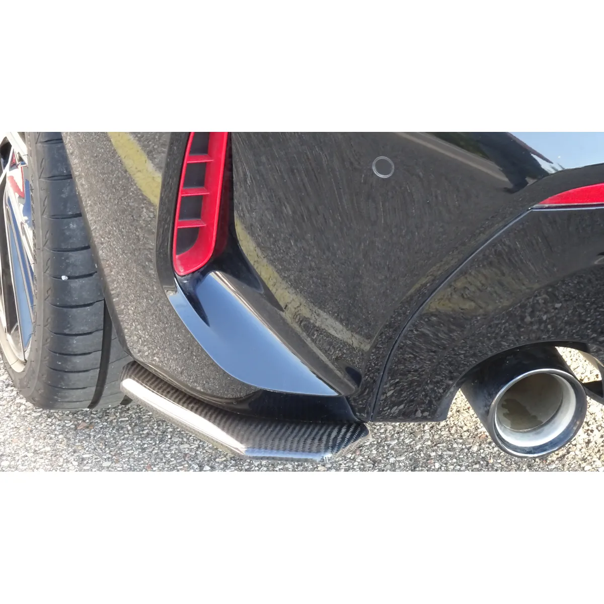 Carbonansatz Heckstoßstange passend für BMW 1er F40 (L/R)