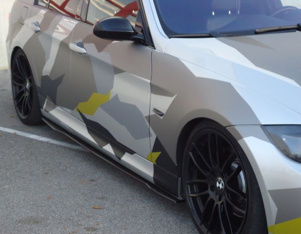 Carbon Seitenschwelleransatz (R/L) passend für BMW E90/91