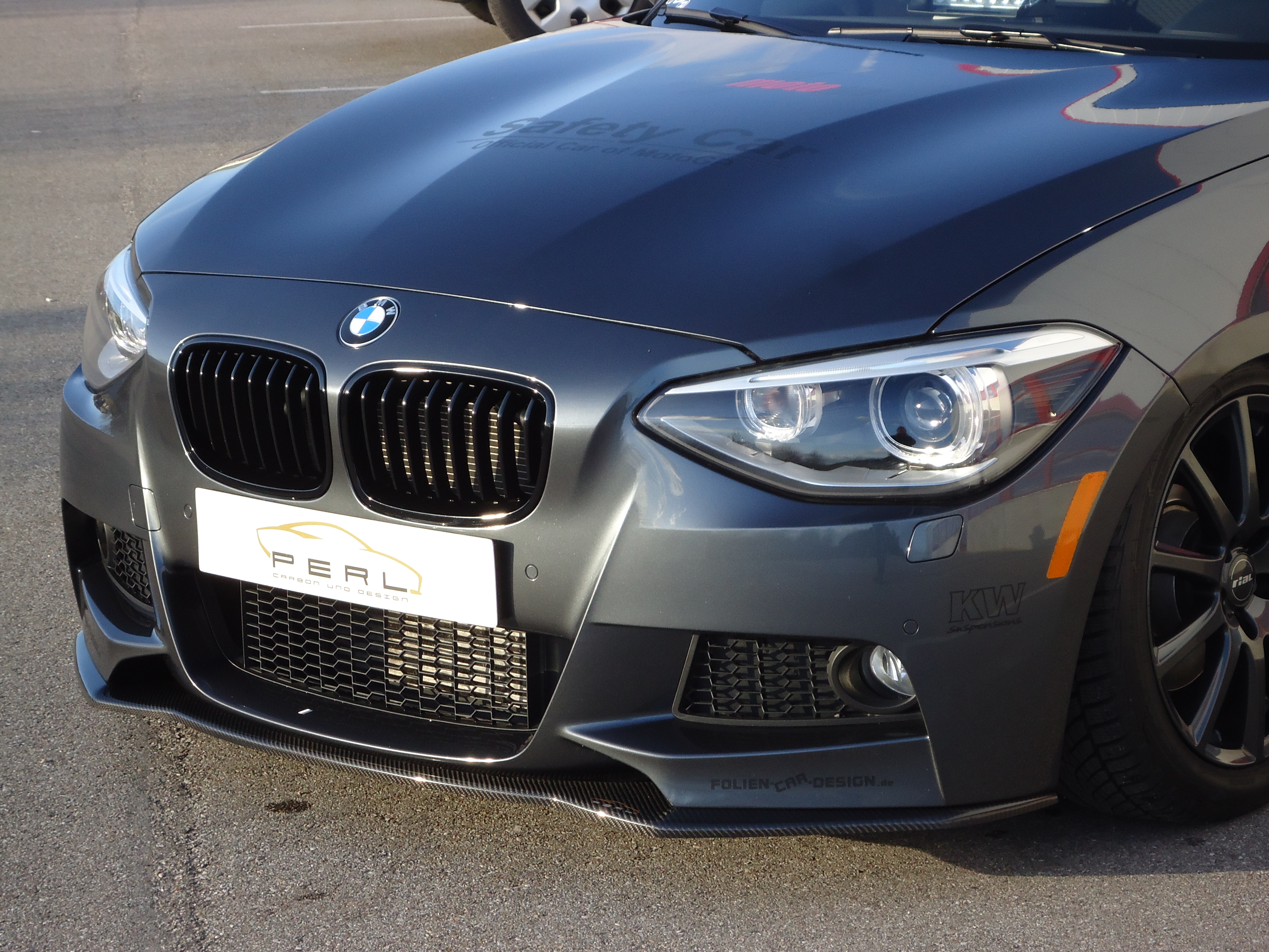 Spoilerschwert Frontspoiler für BMW 1er F20 F21 M-Paket ABE schwarz glänzend